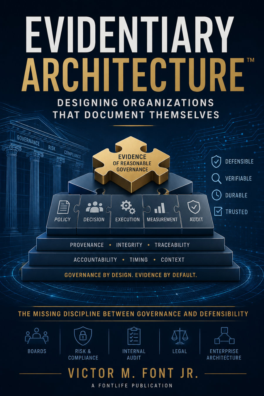 Cover of Evidentiary Architecture by Victor M. Font Jr.