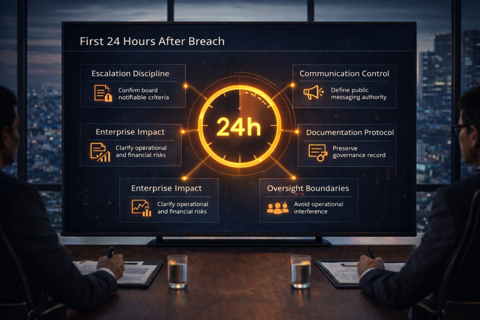 The First 24 Hours After a Breach: What the Board Must Do