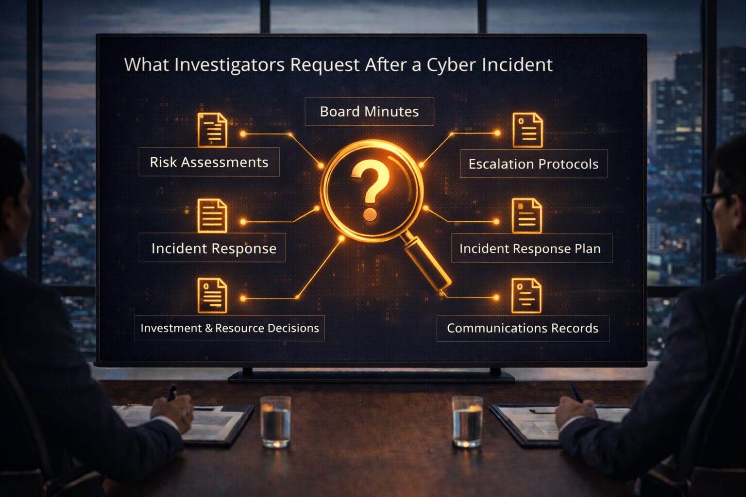 What Investigators Request After a Cyber Incident