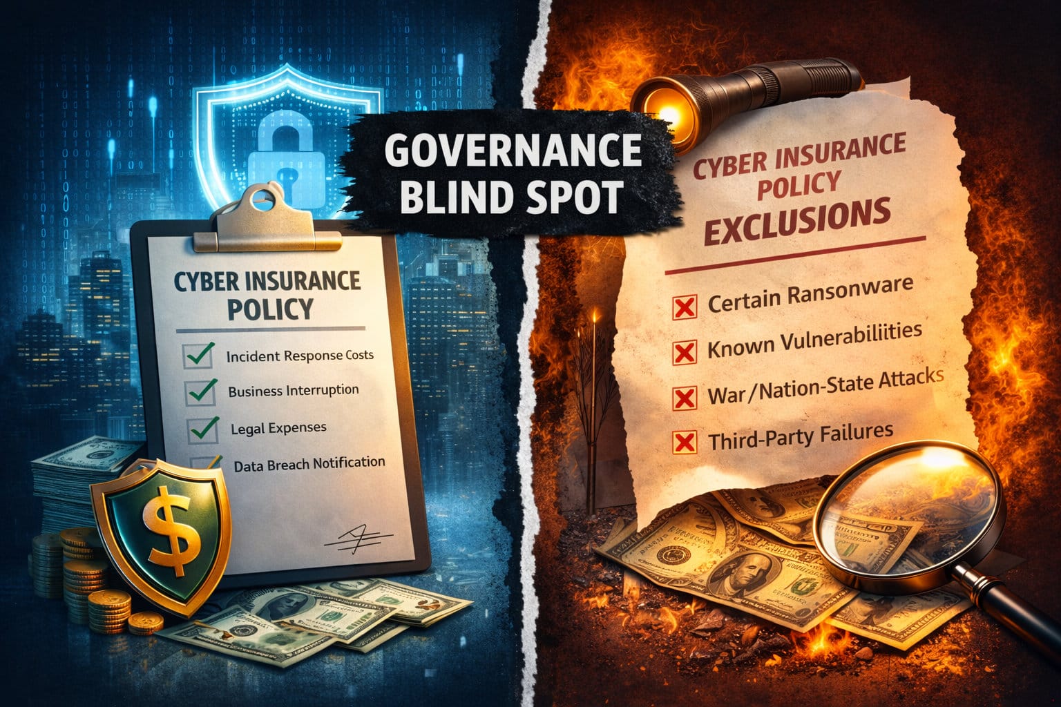 Premiums, Exclusions, and the Governance Blind Spot