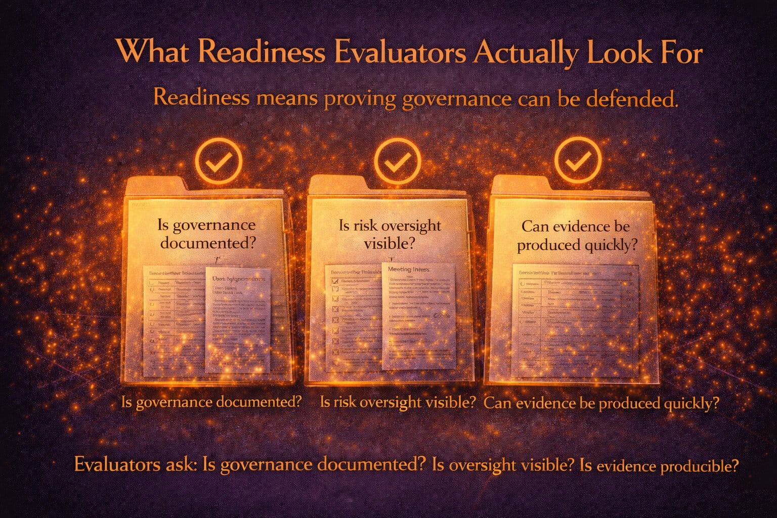 What Readiness Evaluators Actually Look For