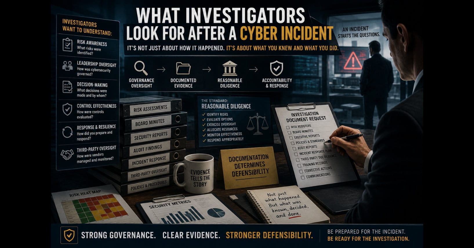 What Investigators Look for After a Cyber Incident