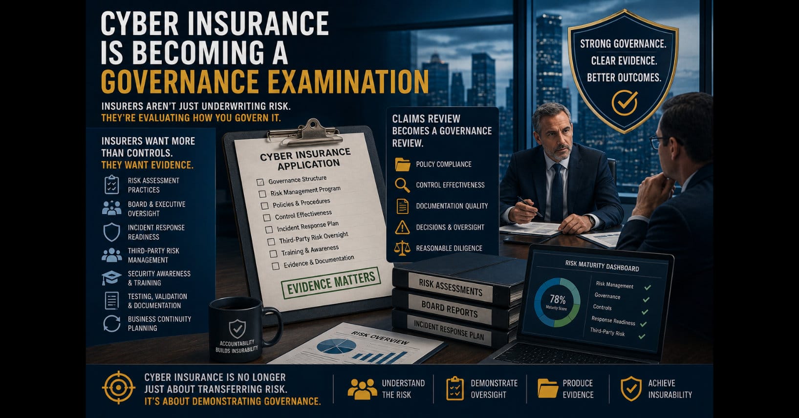 Cyber Insurance Is Becoming a Governance Examination