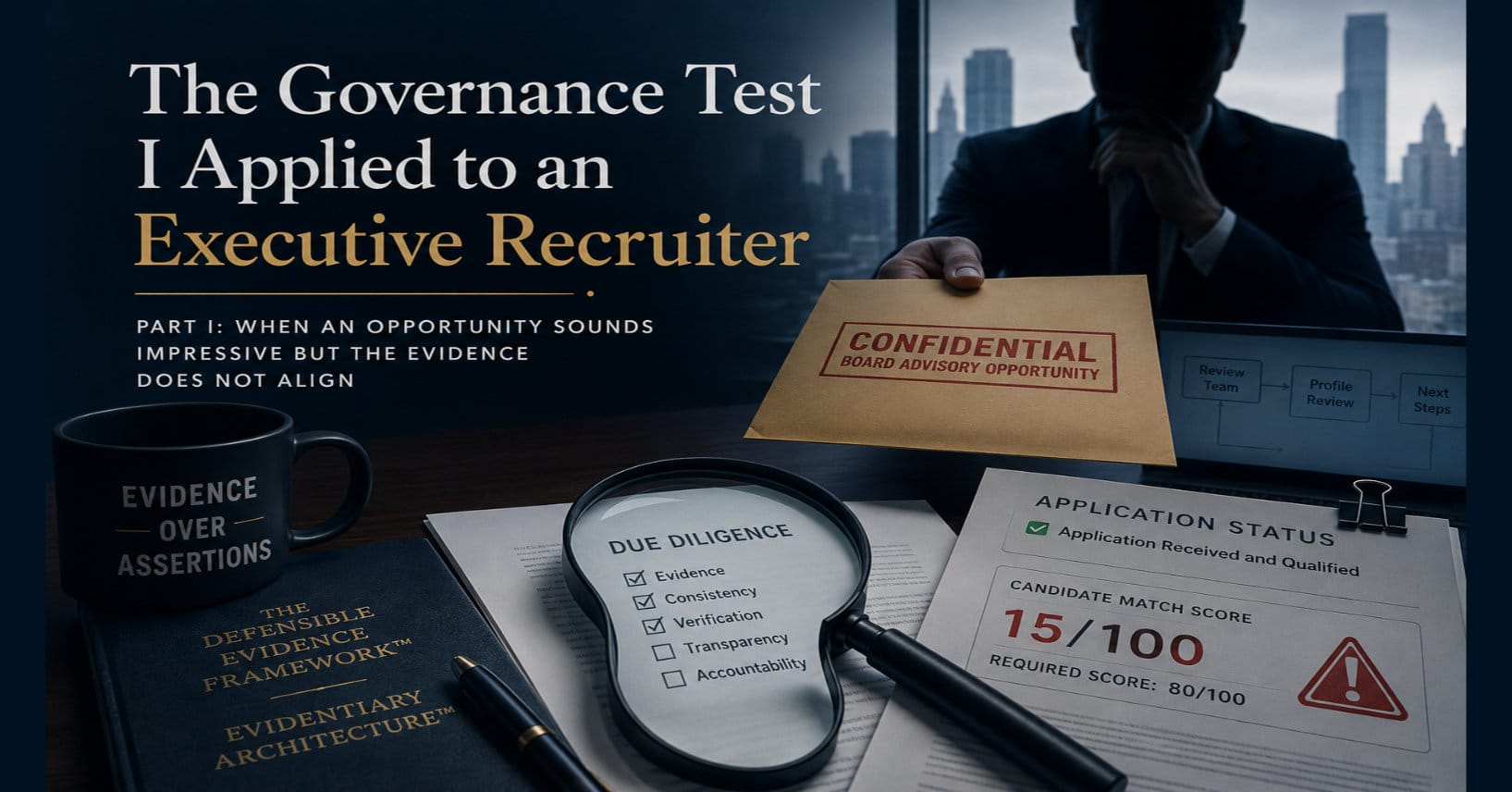 The Governance Test I Applied to an Executive Recruiter