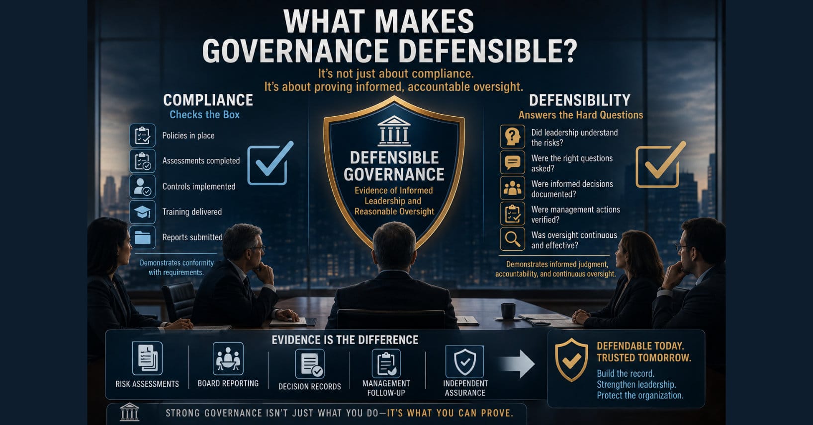 What Makes Governance Defensible?