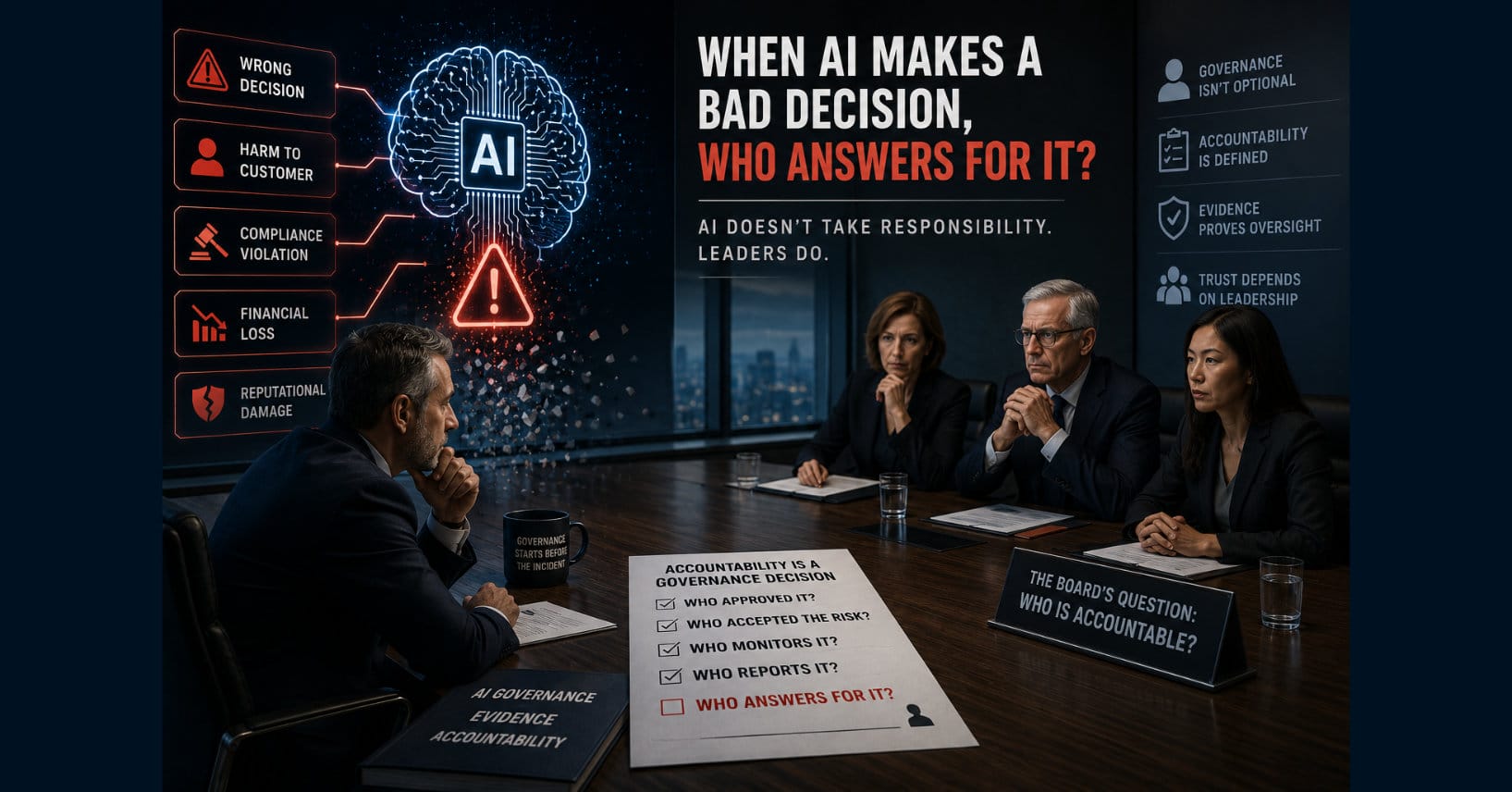When AI Makes a Bad Decision, Who Answers for It?