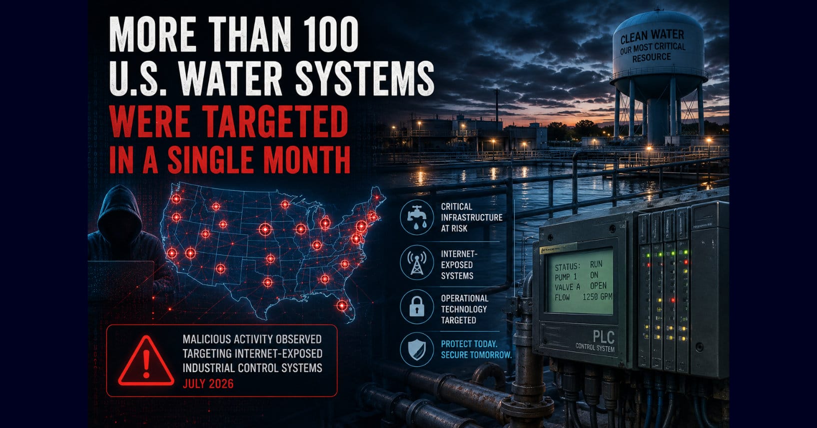 More Than 100 U.S. Water Systems Were Targeted in a Single Month
