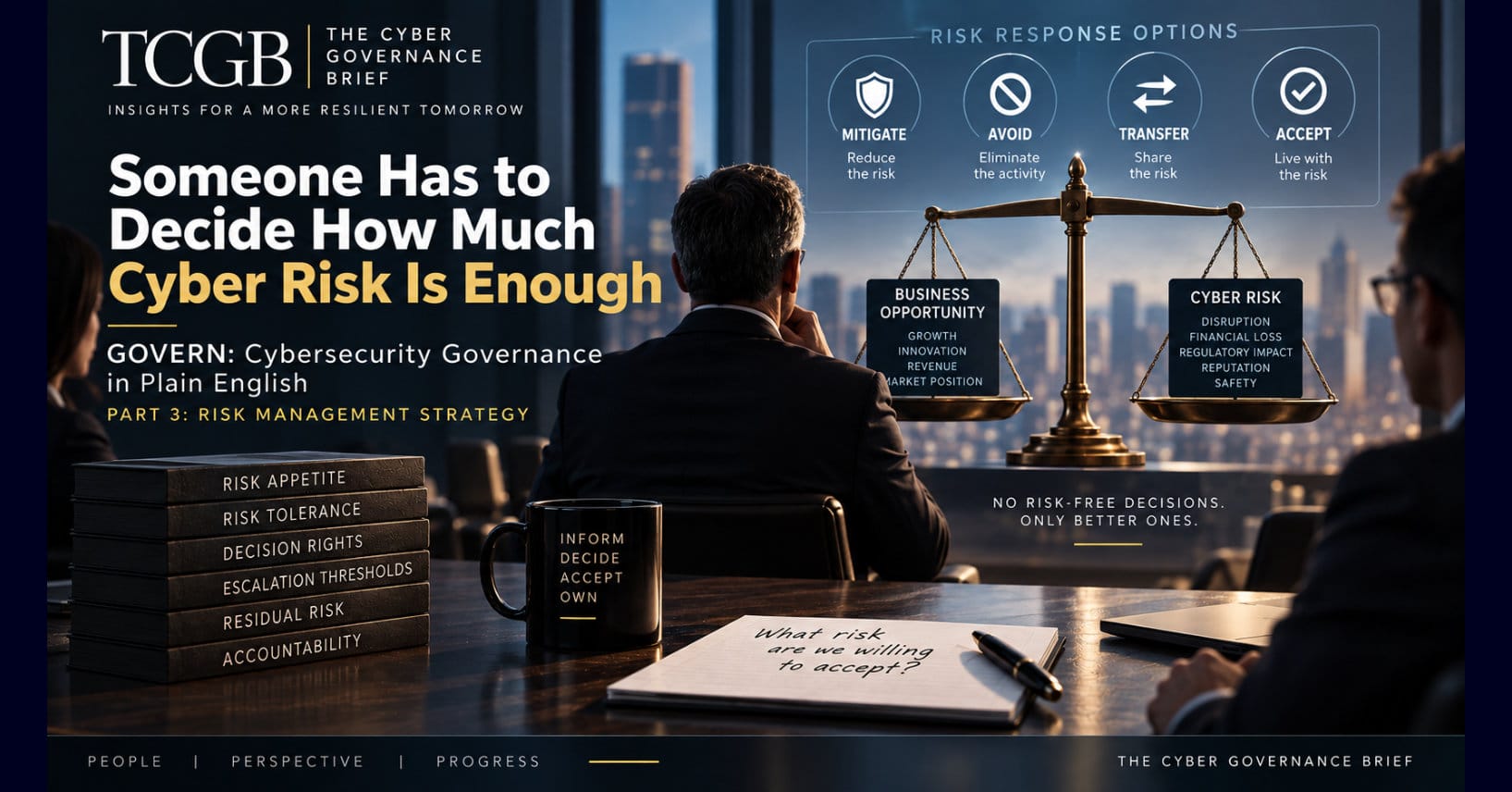 Someone Has to Decide How Much Cyber Risk Is Enough
